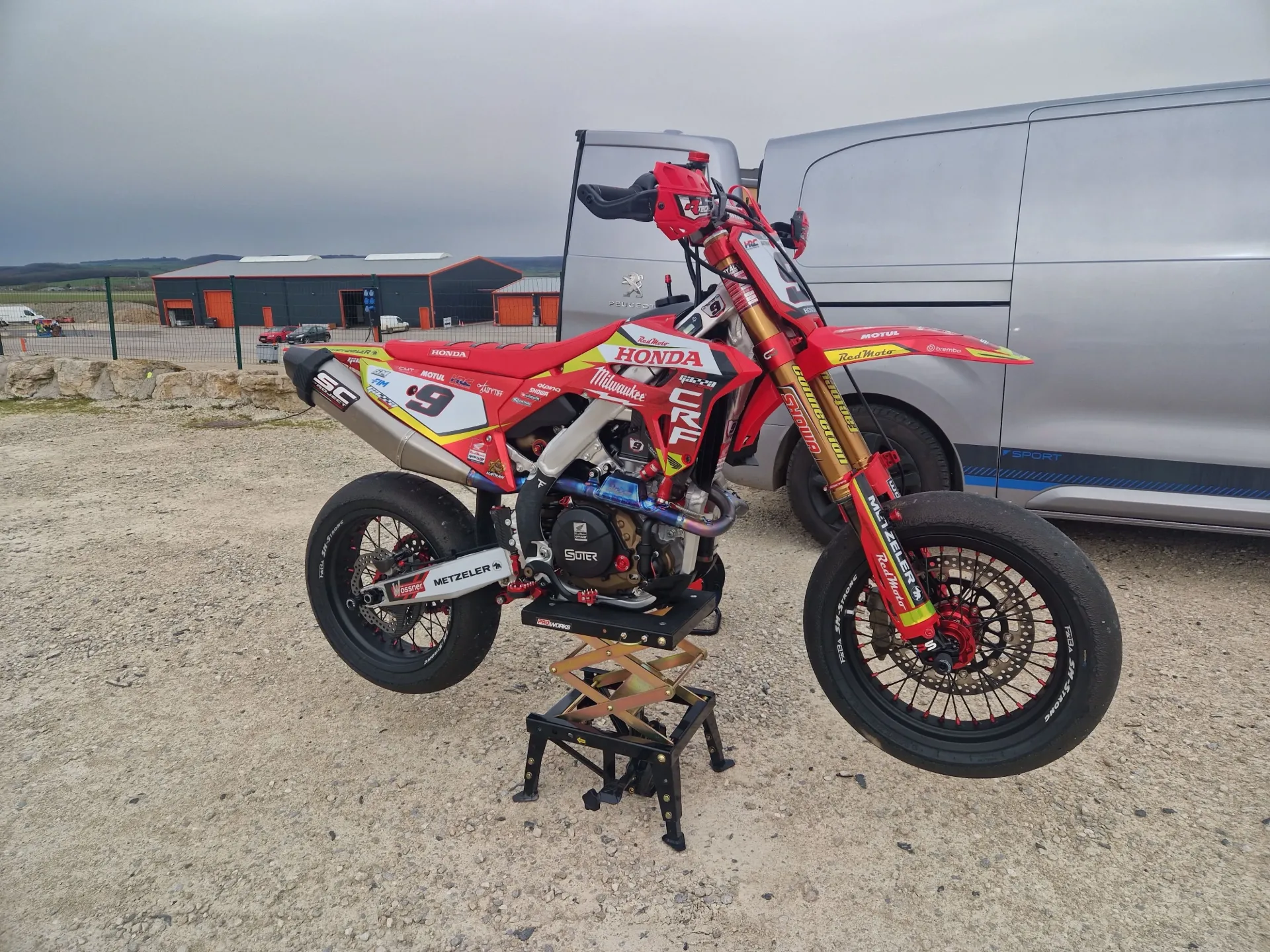 [20260425_005] HONDA 450 CRF Supermotard - Full Options